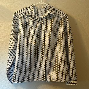Vintage Pykettes striped button down shirt
